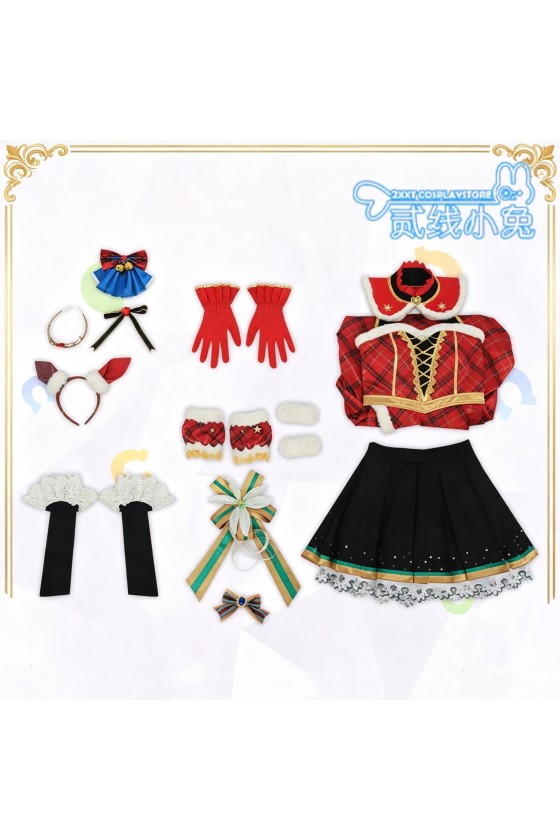 2XXT Cosplay Uma Musume Pretty Derby Daiwa Scarlet Christmas Cosplay Costume